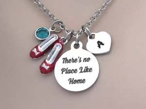 There's No Place Like Home Necklace, Wizard of Oz Jewelry Birthday Daughter Gift - Picture 1 of 6