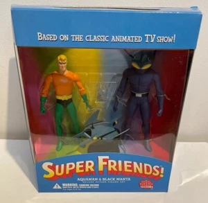 DC Direct Super Friends Aquaman Black Manta Deluxe Action Figure Set - Picture 1 of 13