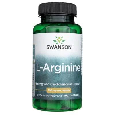 Swanson L-Arginina 500 mg - 100 Cápsulas