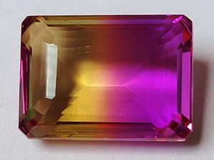 90.00 Ct. Large Tourmaline Faceted Emerald Cut Loose Gemstone for Ring & Pendant - Picture 1 of 7