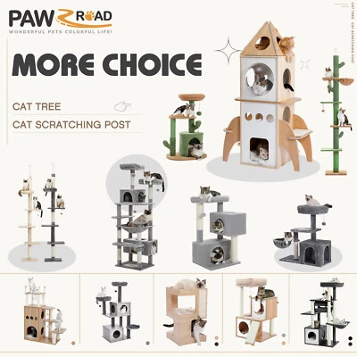 PAWZ Road Cat Tree Tower Condo Scratching Post Scratcher House for Large Cats  - Image 1 of 4