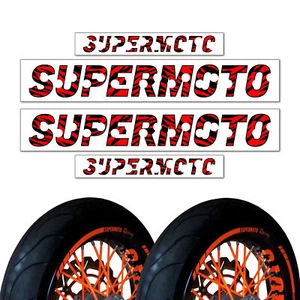 Inner Rim Stickers Supermoto 17" Tape W03 For Suzuki DRZ 400E DRZ 400SM 13 14 - Picture 1 of 21