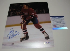 LARRY ROBINSON MONTREAL CANADIENSES ÚLTIMA FOTO FIRMADA POR PSA/ADN/CERTIFICADO DE AUTENTICIDAD 8X10 - Imagen 1 de 1