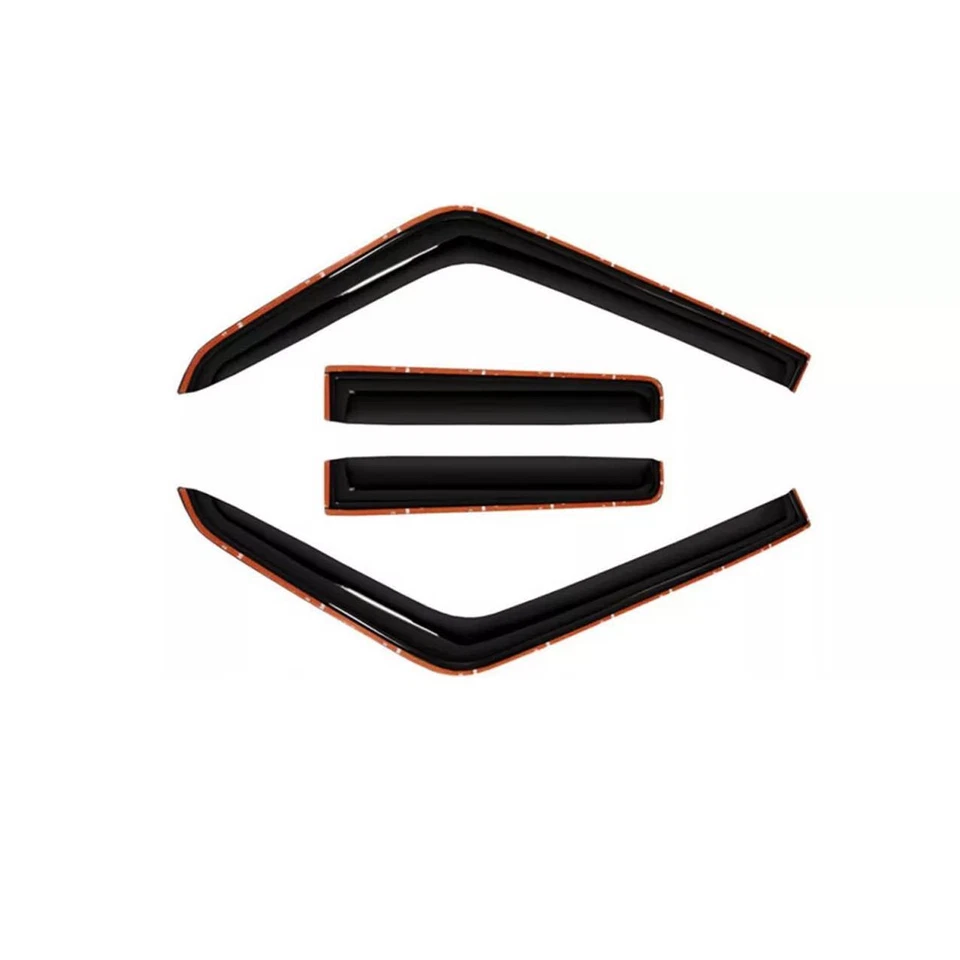 4pcs Window Visor Rain Guard in Channel for 2006 - 2010 Jeep Commander Deflector Foto 1 de 4