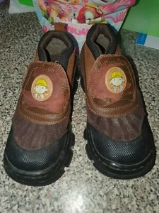 BOY'S 'BOB THE BUILDER' SHOES SIZE 9.5 KIDS RARE - Picture 1 of 7