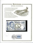 Botswana 2 Pula 1982 P 7b UNC  w/FDI UN FLAG STAMP Prefix B/10 sign. 4