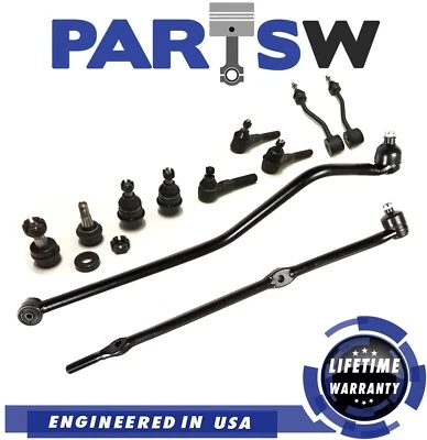 Kit completo de suspensión delantera de 11 piezas para Jeep TJ Wrangler 1997-2006 Foto 1 de 3