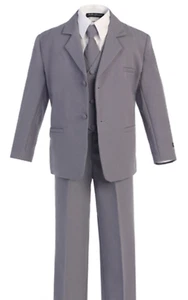 C - Boys Grey Suit (Classic) - Picture 1 of 21