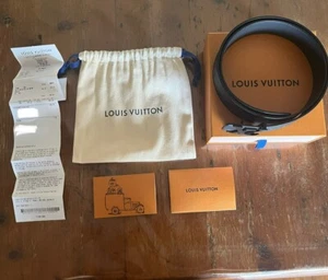 Louis Vuitton Belt - 40mm - Matte Black - 85/34 - Picture 1 of 10