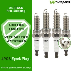 4× Double Iridium Spark Plugs For 2008-2012 Honda Accord 2.4L L4 - Picture 1 of 8