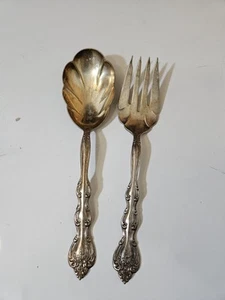 International Silver INTERLUDE Versilbertes Besteck Servierlöffel Aufschnitt Fleisch Gabel - Bild 1 von 7