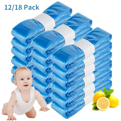 12/18er Pack Nachfüllkassetten für Spross Windeleimer - Windeln Geruchsresistenz - Bild 1 von 4