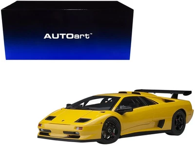 Coche modelo Lamborghini Diablo SV-R Superfly amarillo 1/18 de Autoart Foto 1 de 2