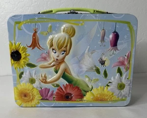 Tinkerbell Metal Lunch Box Raised Graphic Colorful School Collectible Fairy Kids - Picture 1 of 19