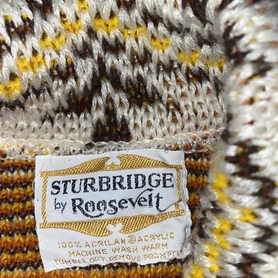 Poncho De Colección Años 60 50 Festival Cabo Suroeste Boho OS Botón Marrón Foto 1 de 4