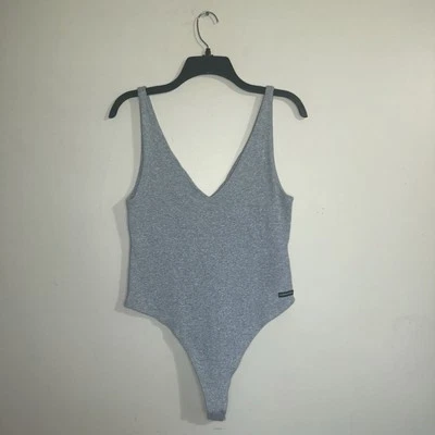 Body Traje Calvin Klein Mujer Gris Tanga Clip Talla Grande  Foto 1 de 4