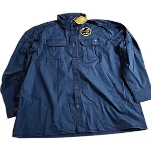 Camisa de trabajo Dickies para hombre manga larga DuraTech Ranger Ripstop azul talla 2XL - Imagen 1 de 4