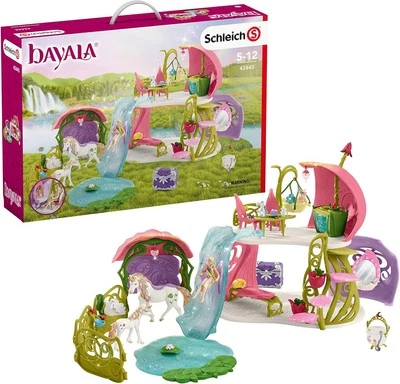 Schleich bayala 42445 Glittering flower house with unicorns, lake and stable - Image 1 of 3