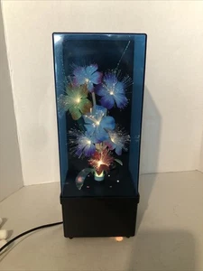 Vintage Fiber Optic Flower Lamp Color Changing Light Floral Display with music - Picture 1 of 9