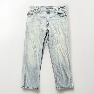 Levi's SilverTab 宽松牛仔裤男式 36x36 浅水洗牛仔 Y2K 宽松版型滑板 — 第 1/4 张图片