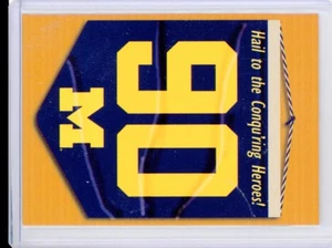 2009 TK LEGACY HAIL TO THE CONQU'RING HEROES MICHIGAN WOLVERINES JERSEY #J90 - Picture 1 of 2