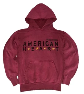 Benson Boone American Heart Star Hoodie S rot distressed Tour Merch NEU *spots - Bild 1 von 13