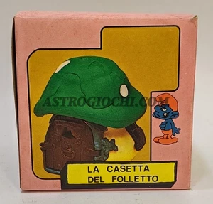 SMURF CASA DEI PUFFI BOOTLEG ORIGINALE VINTAGE ANNI '80 NEW IN BOX - Picture 1 of 10