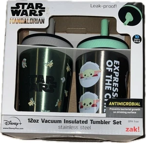 Zak! Star Wars Mandalorian Vakuum Isoliert Becher Set (2 x 12 oz) - Bild 1 von 2