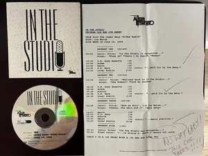 Rare The Album Network In the Studio The James Gang Rides CD With Cue Sheet! - Picture 1 of 1