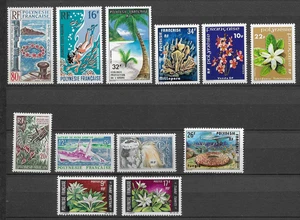Französisch-Polynesien ein Lot von 12 neuen Briefmarken MNH /TE5709 - Bild 1 von 1