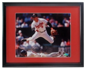 Cal Ripken Jr. HOF Autographed 8x10 Photo Orioles Framed Steiner 201039 - Picture 1 of 3