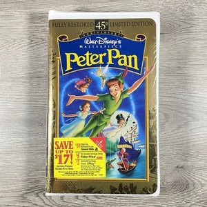 (Sealed) Disney’s Peter Pan 45th Anniversary Masterpiece Collection VHS 1998 - Bild 1 von 6