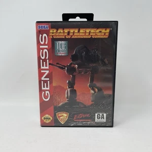 BattleTech: A Game of Armored Combat Sega Genesis CIB w/Reg Card & Post - Tested - Picture 1 of 7