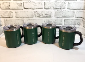 VOLCAROCK Set 4 Tazzine Caffè Isolate 16OZ Acciaio Inox Tazza Termica Verde - Foto 1 di 9
