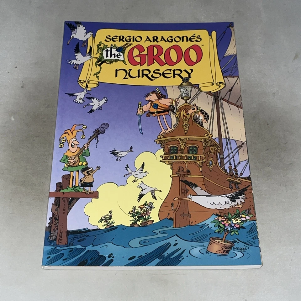 GROO NURSERY TP TPB Sergio Aragonés Mark Evanier Dark Horse 2002 Fuera de Uso Nuevo Casi Nuevo Foto 1 de 1
