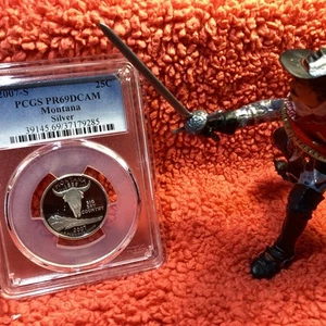 2007 S PCGS PR69CAM 90% SILVER MONTANA FREE SHIPPING ⛴️ 💨 - Picture 1 of 2