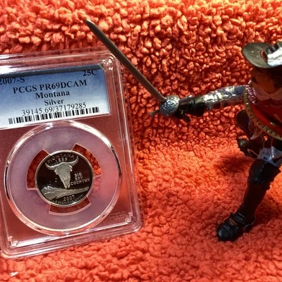 2007 S PCGS PR69CAM 90% SILVER MONTANA FREE SHIPPING ⛴️ 💨 - Image 1 of 2