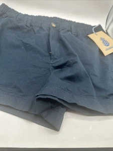 Chubbies Shorts Large Navy 4" Stretch Twill Button The Armadas Casual NEW$60 - Picture 1 of 8