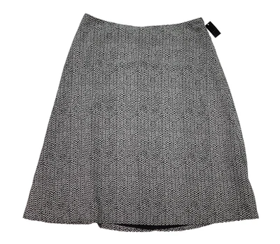 NUEVO CON ETIQUETAS Falda Midi Attention A Line Espiga Talla Grande Geométrica Forrada Academia Foto 1 de 4