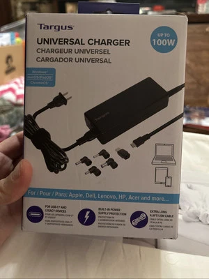 Cargador Universal Targus Incluye Todos los Dispositivos USB-C - Negro Foto 1 de 2