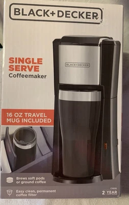 BLACK+DECKER CM618 Single Serve Coffeemaker - Black - Image 1 of 3