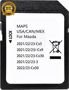 Latest Newest Navigation SD Card,Compatible with 2021/22/23-Cx5. 2021/22/23-Cx9 - Picture 1 of 4