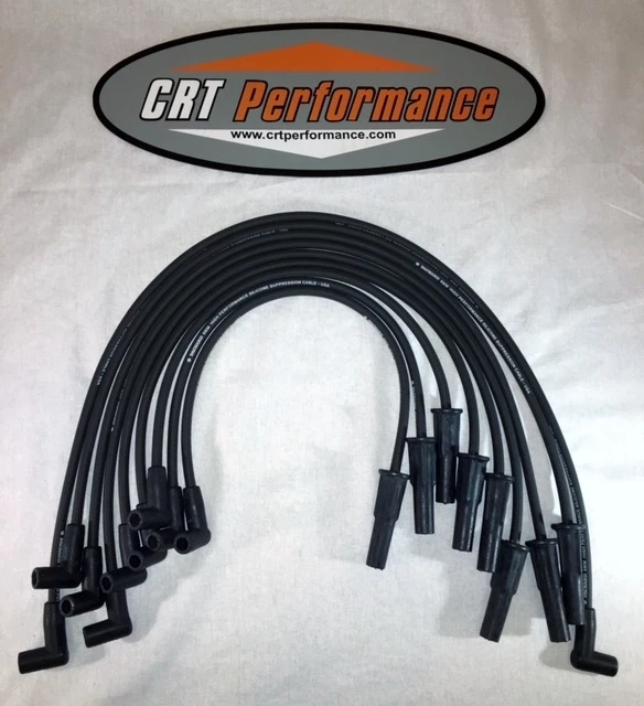 Jeep Grand Cherokee ZJ V8 8MM Spark Plug Wire UPGRADE BLACK - MADE IN USA - Image 1 of 1