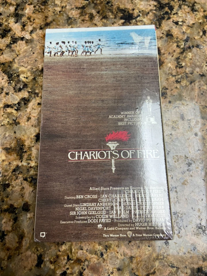 Vintage Chariot's Of Fire Factory Sealed VHS Cassette Tape Watermarks Rare - Image 1 of 4