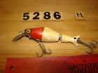 U5286 H WOOD MANUFACTURING COMPANY FISHING LURE  ARKANSAS JOINTED SPOT TAIL