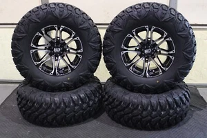DEFENDER HD7 28" QBT 846 8 Ply RADIAL ATV TIRE 14" STI HD3 M WHEEL KIT CAN1CA - Picture 1 of 5