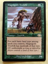 Magnigoth treefolk-mtg planeshift pls rare Good (GD)