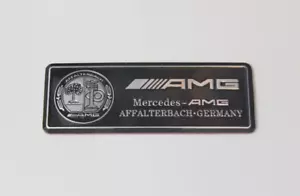 Emblema insignia interior Mercedes AMG para A35 A 45 C45 C63 E53 E63 S63 GLE CLE S63 - Imagen 1 de 2