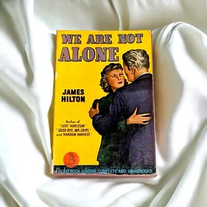 Vintage We Are Not Alone James Hilton 1st Pocket Book 1941 - Picture 1 of 6