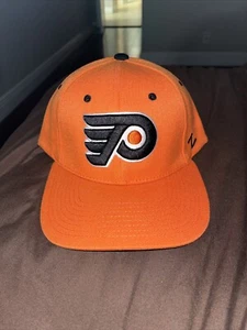 Orange Philadelphia Flyers Fitted Hat Authentic Zephyr Z Hat XL NHL W/ TAGS - Picture 1 of 5
